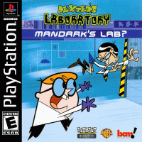 Dexter's Laboratory Mandark's Lab PAL Playstation PAL box art